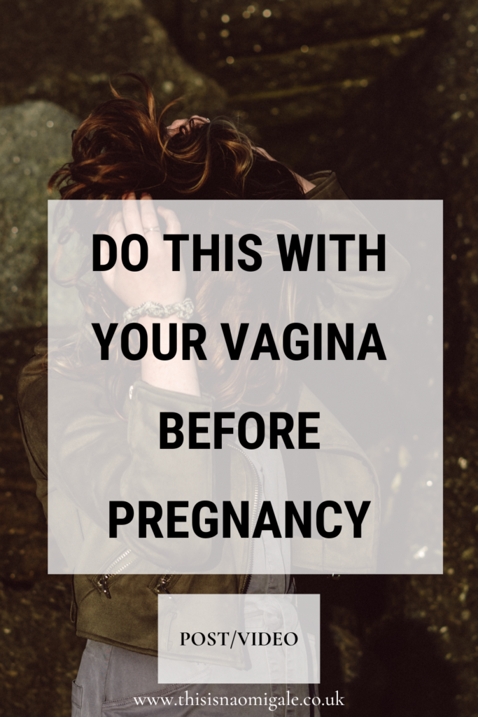 Do this with your vagina before pregnancy Pinterest image